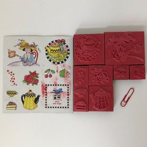 VTG Retired Mary Engelbreit Rubber Stamps